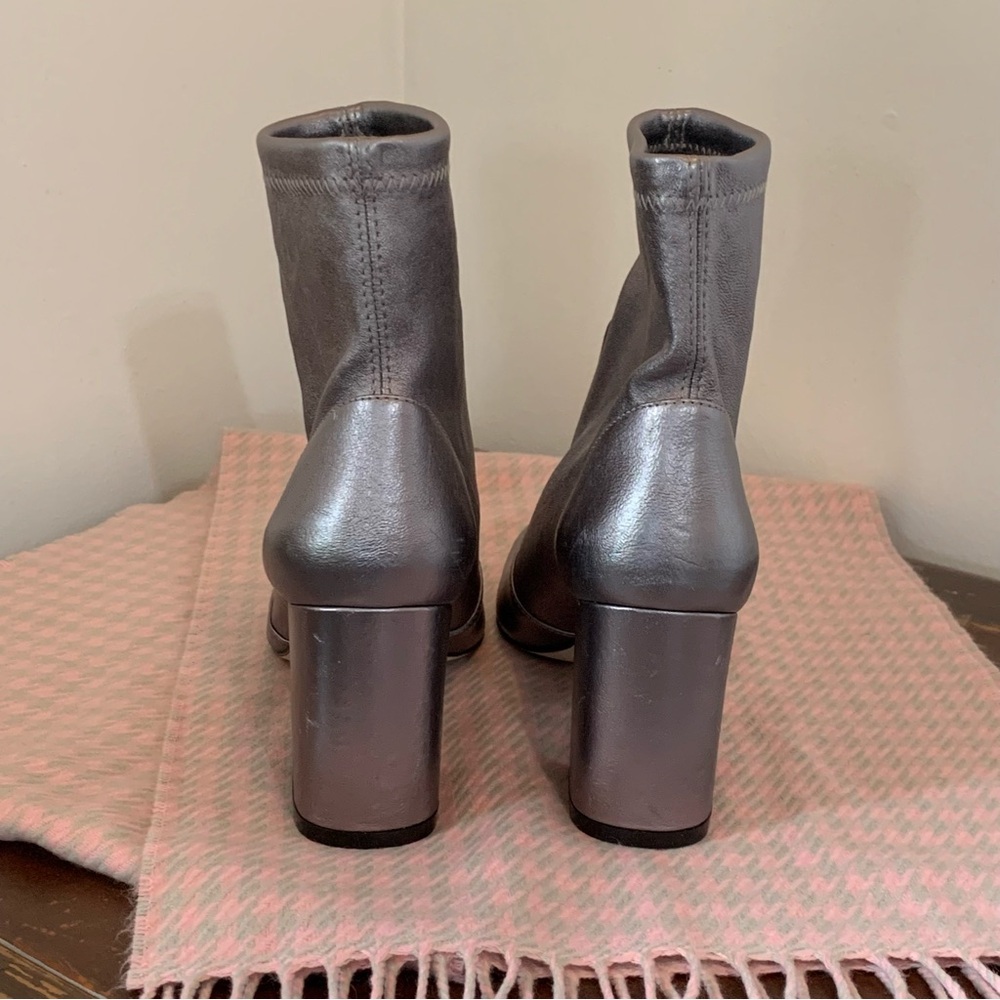 Stuart Weitzman Stuart 75 Block Stretch Bootie - Picture 7 of 13